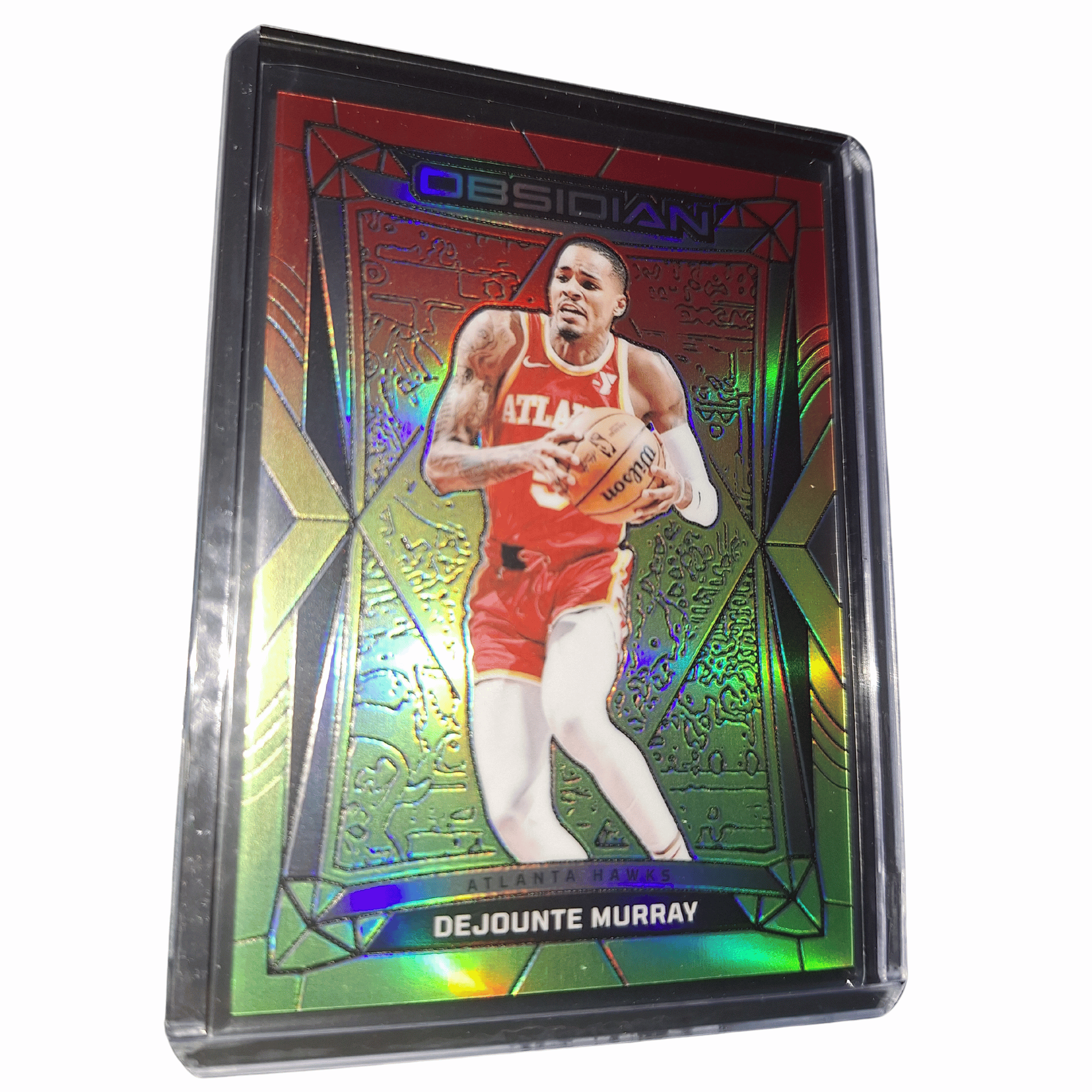 2023-24 Panini Obsidian NBA Dejounte Murray #129 Electric Etch 2023-24 Panini Obsidian NBA Dejounte Murray #129 Electric Etch