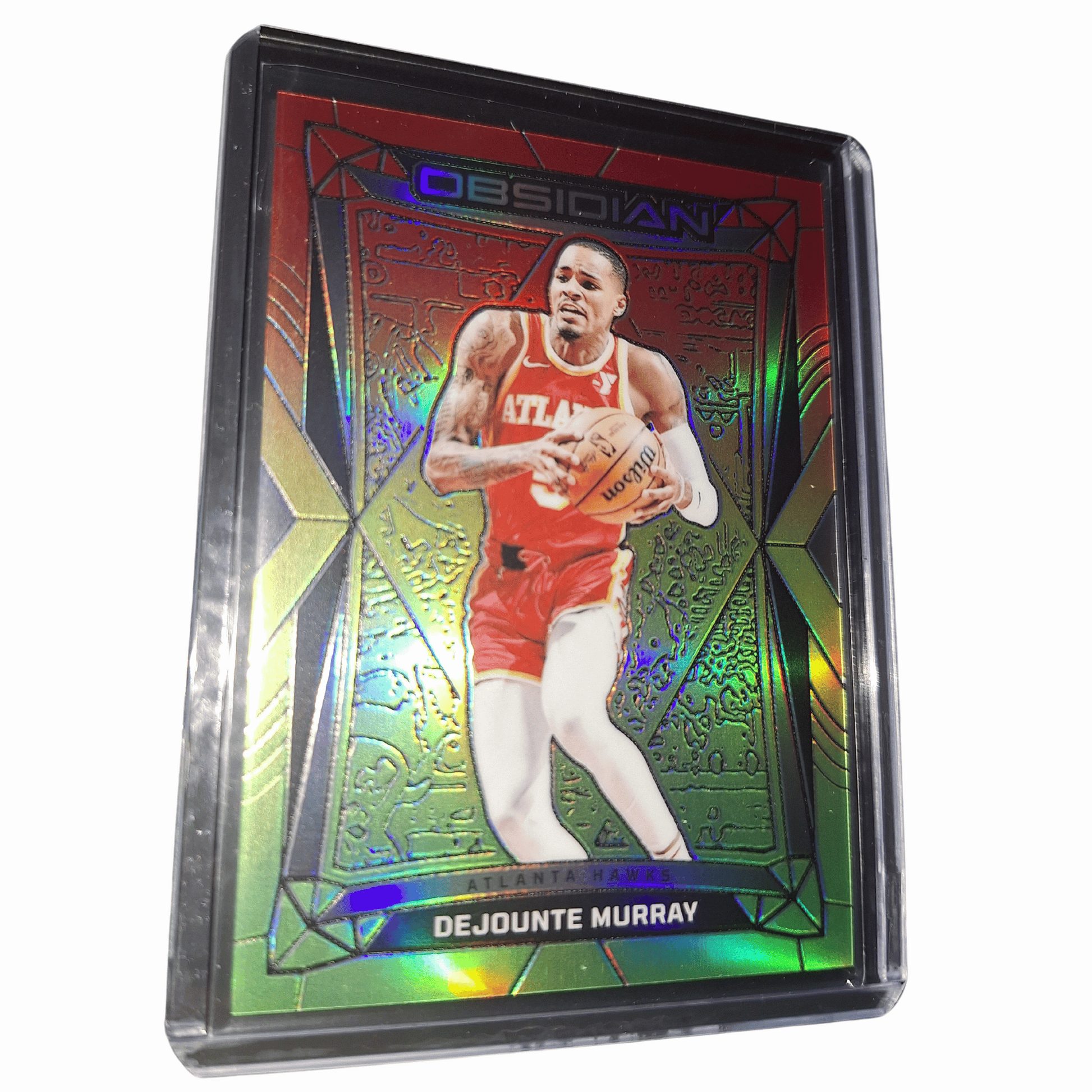 2023-24 Panini Obsidian NBA Dejounte Murray #129 Electric Etch 2023-24 Panini Obsidian NBA Dejounte Murray #129 Electric Etch