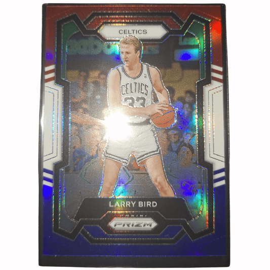 2023-24 Panini Prizm NBA Larry Bird #189 RWB Red White Blue Boston Celtics Basketball Card